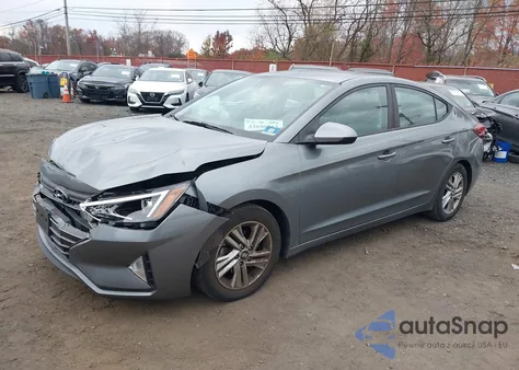 2019 Hyundai Elantra Sel из США, поврежденный, VIN KMHD84LF5KU790095